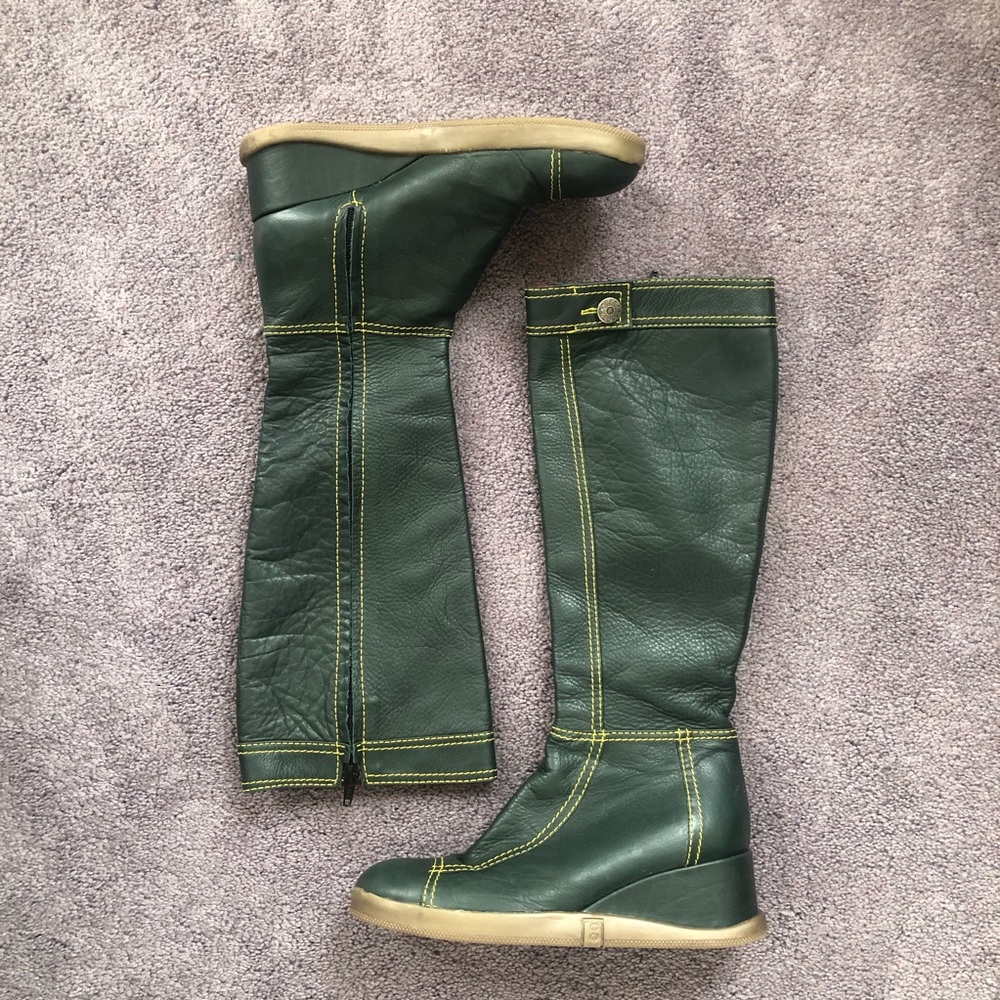 Dorotea Genuine Leather Wedge Boots